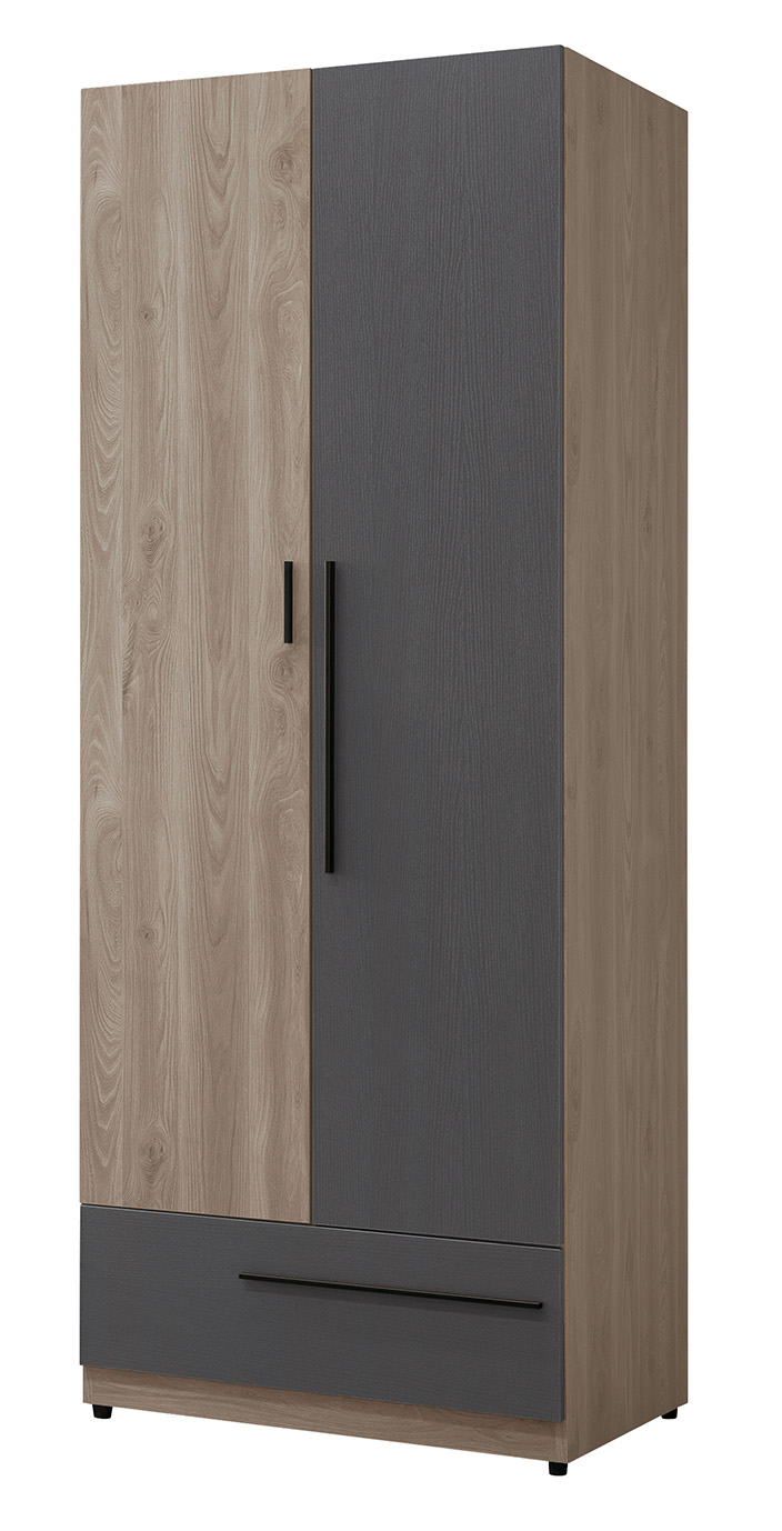 華沙2.5尺一抽衣櫥