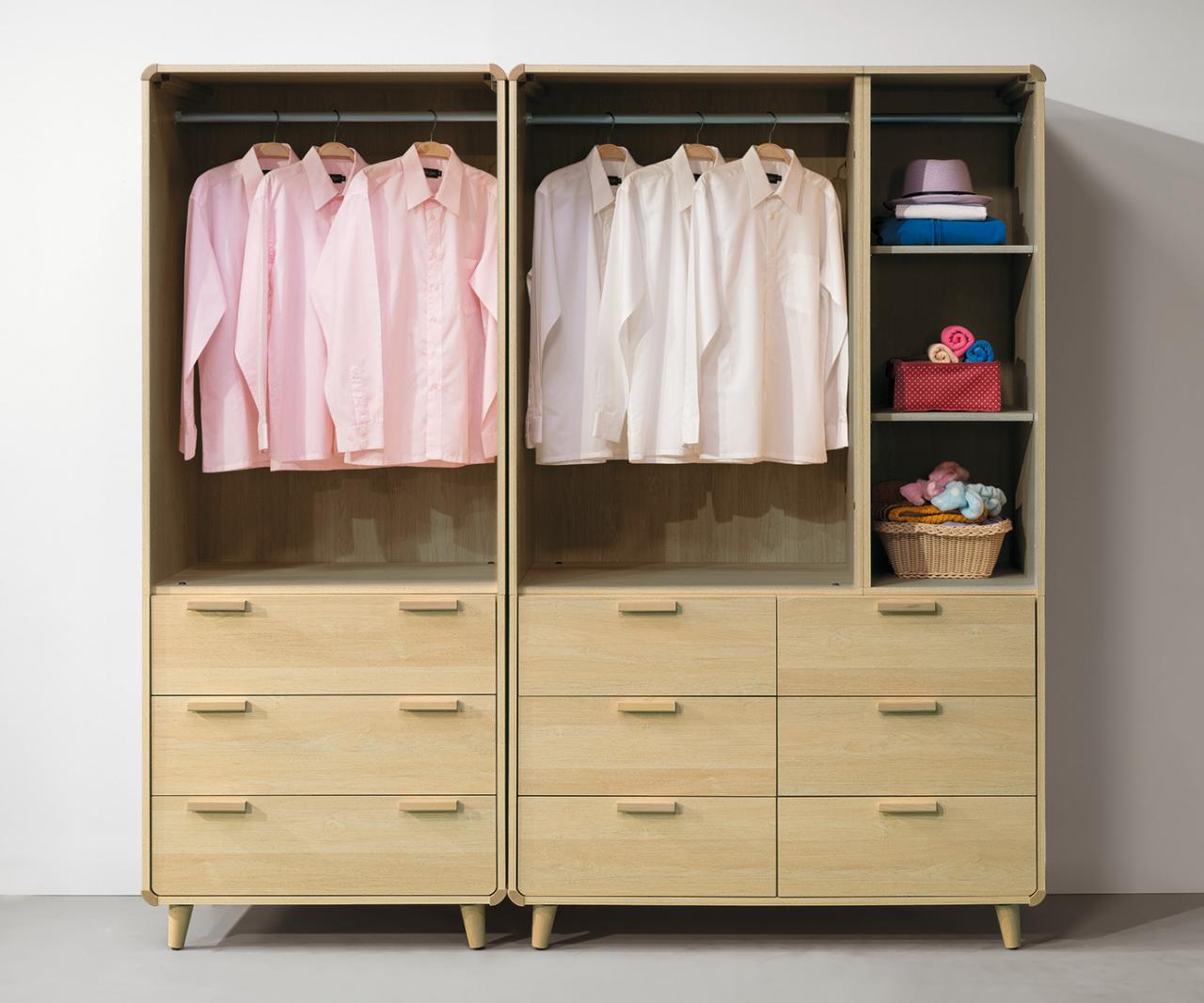 艾維 7 × 7尺組合衣櫥