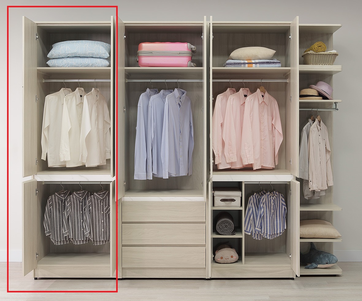 華格納2.7 × 8 尺雙吊高衣櫥