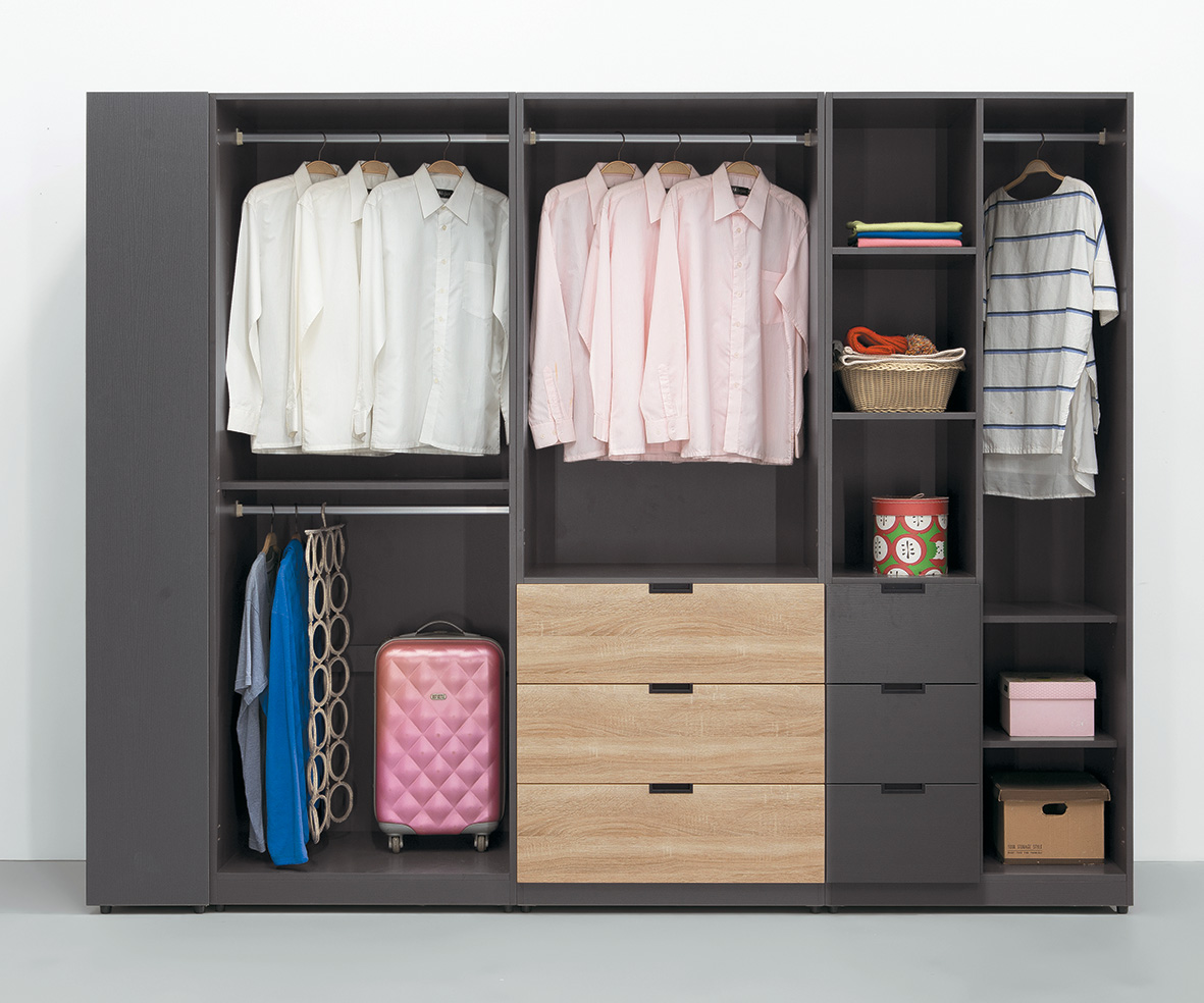 奧利佛8.5尺系統式衣櫥