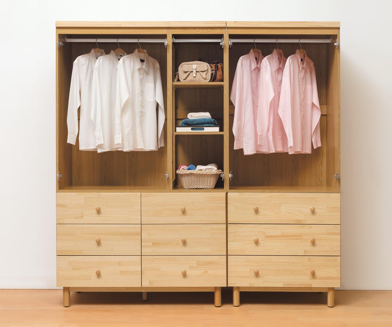 哥本哈根實木  7尺組合衣櫥