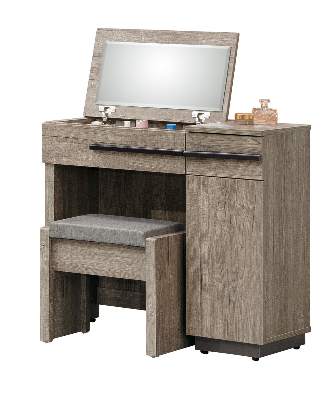 布拉格2.7尺掀鏡台 (含椅 )