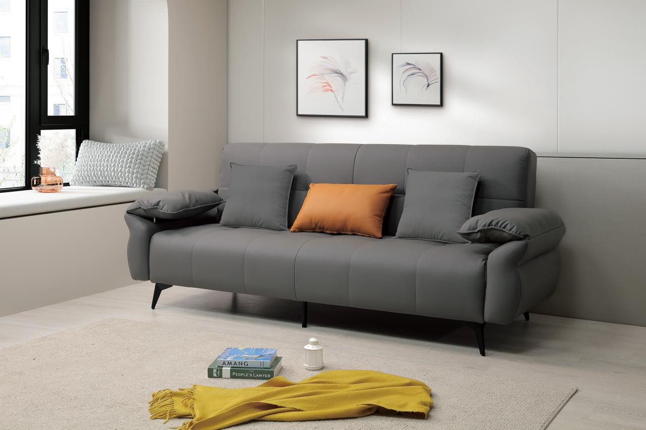 亞柏特皮沙發床