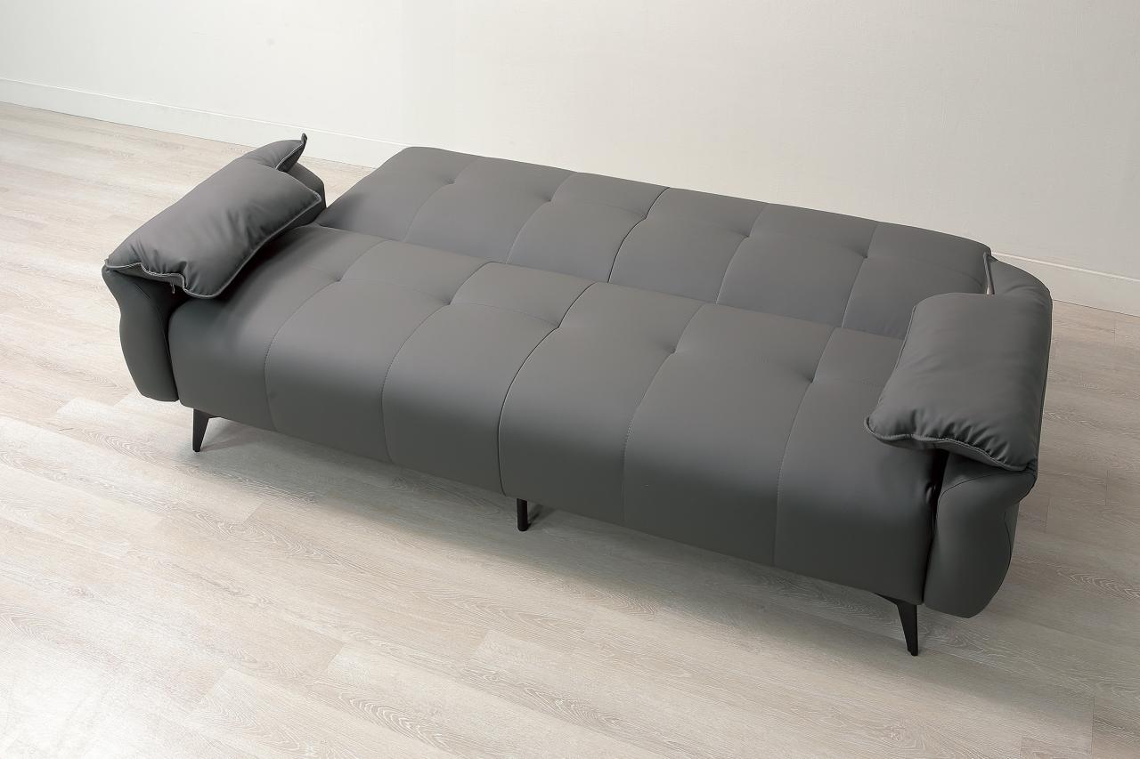 亞柏特皮沙發床