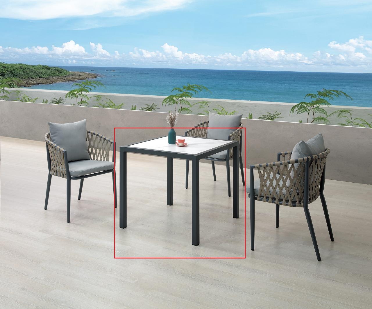 喬治亞戶外岩板方桌