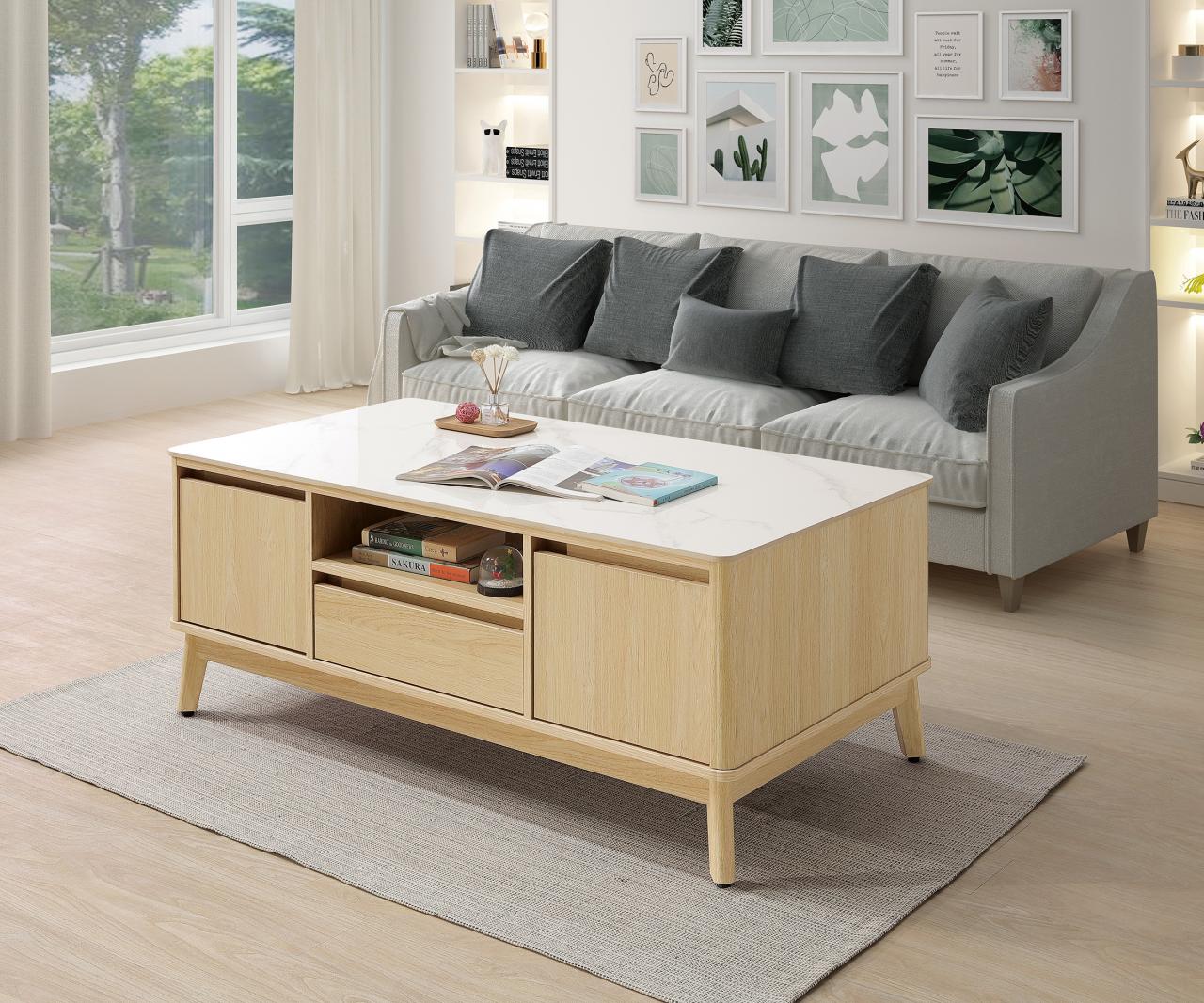 米倫4.3尺岩板大茶几