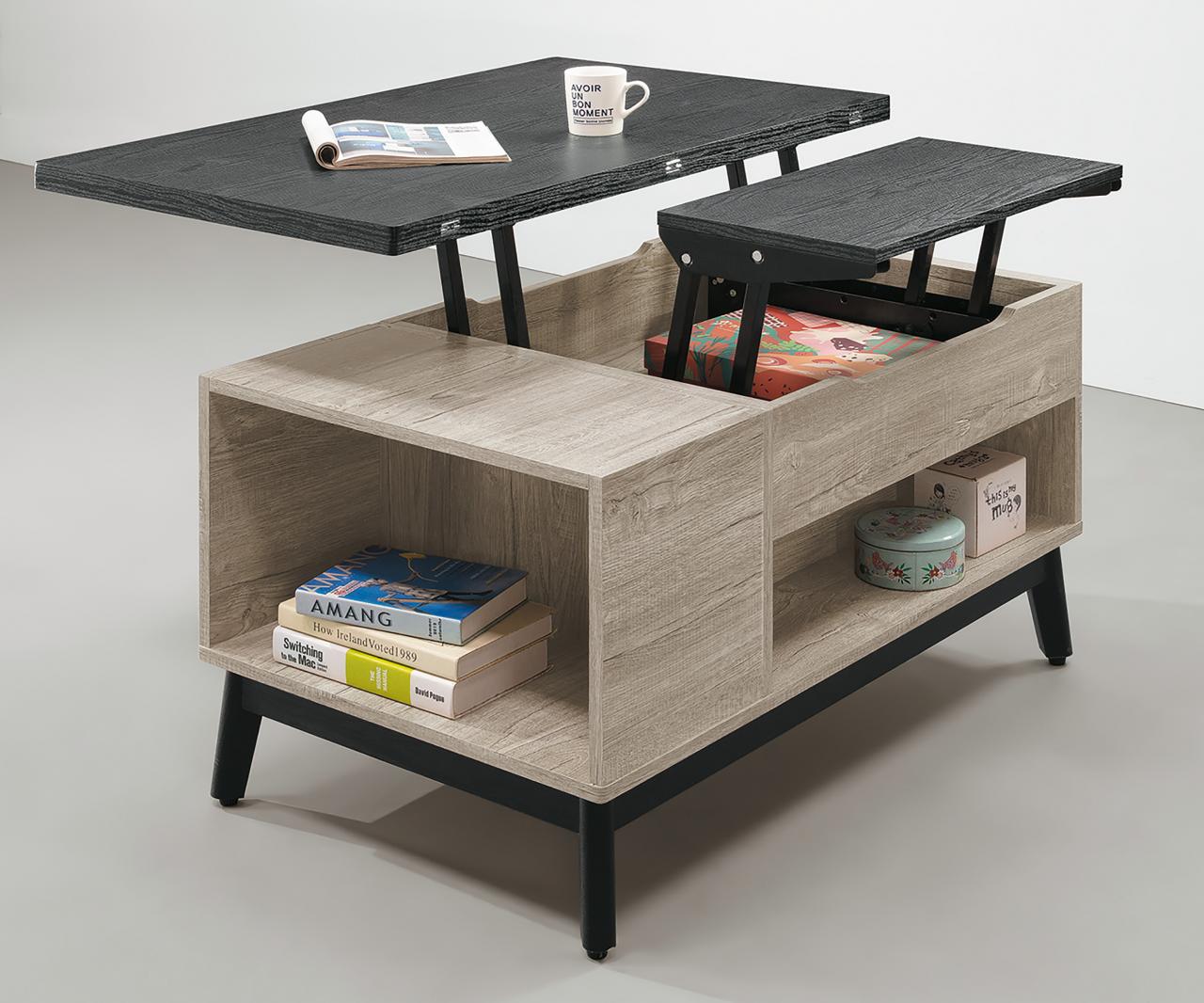 波爾多3.3尺雙升降茶几