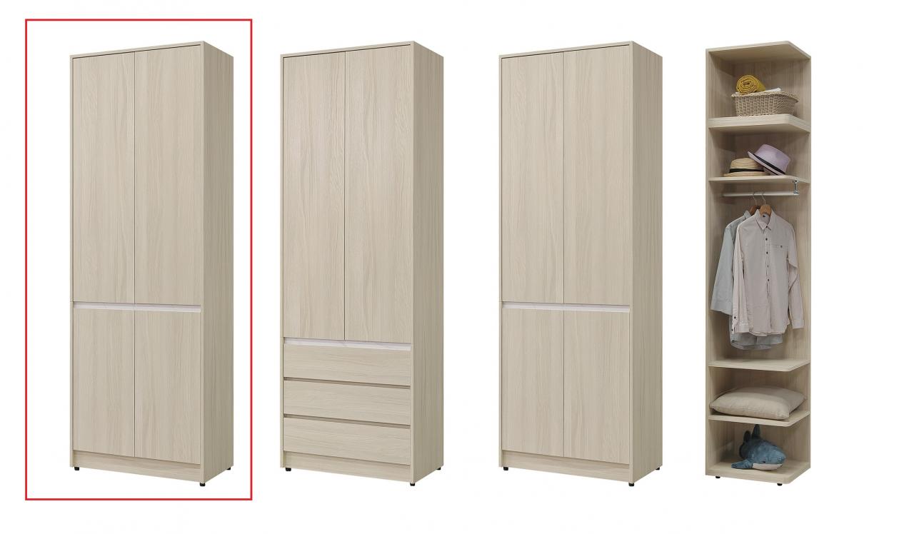 華格納2.7 × 8 尺雙吊高衣櫥
