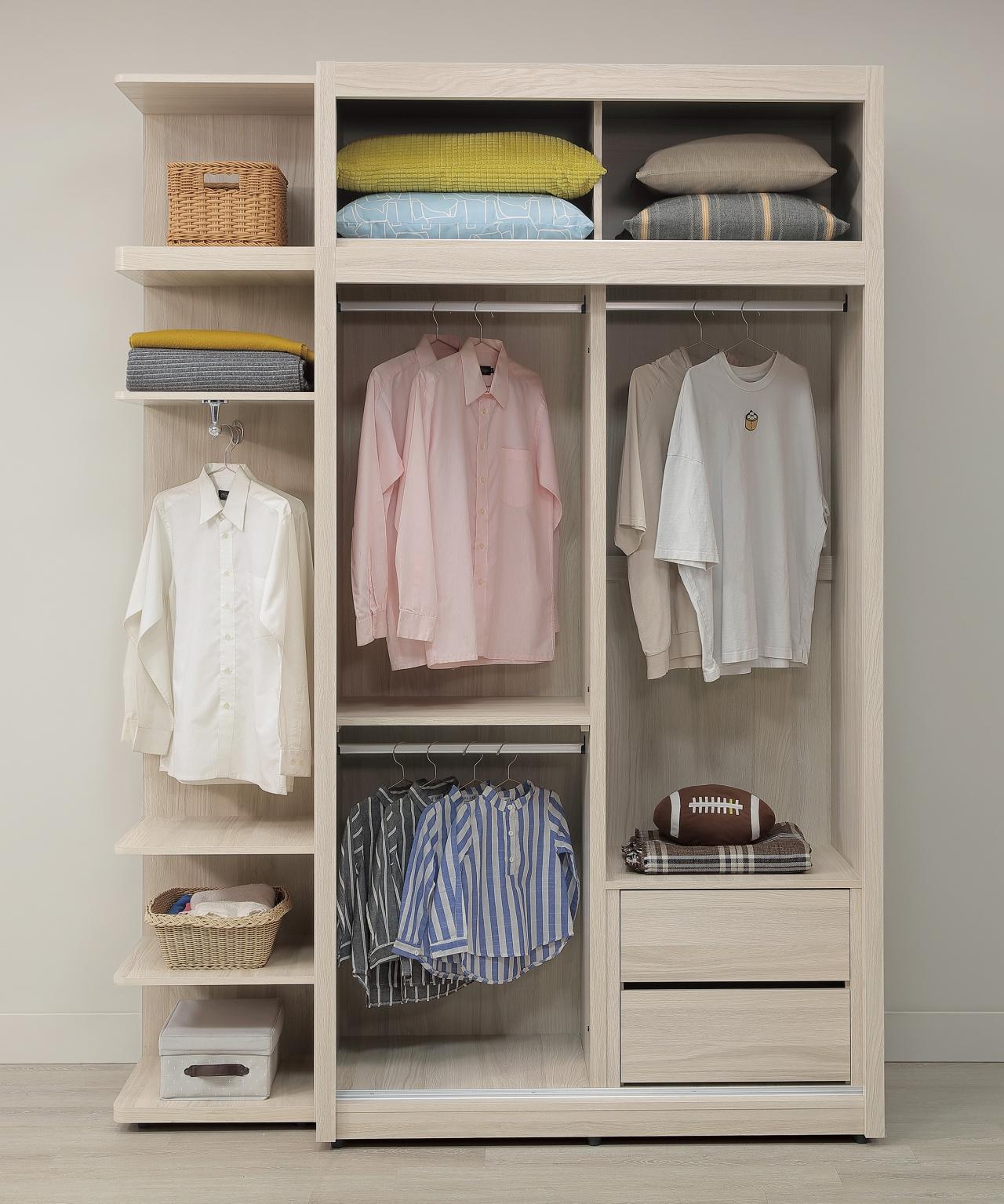 萊米克5.5 × 8尺推門高衣櫥