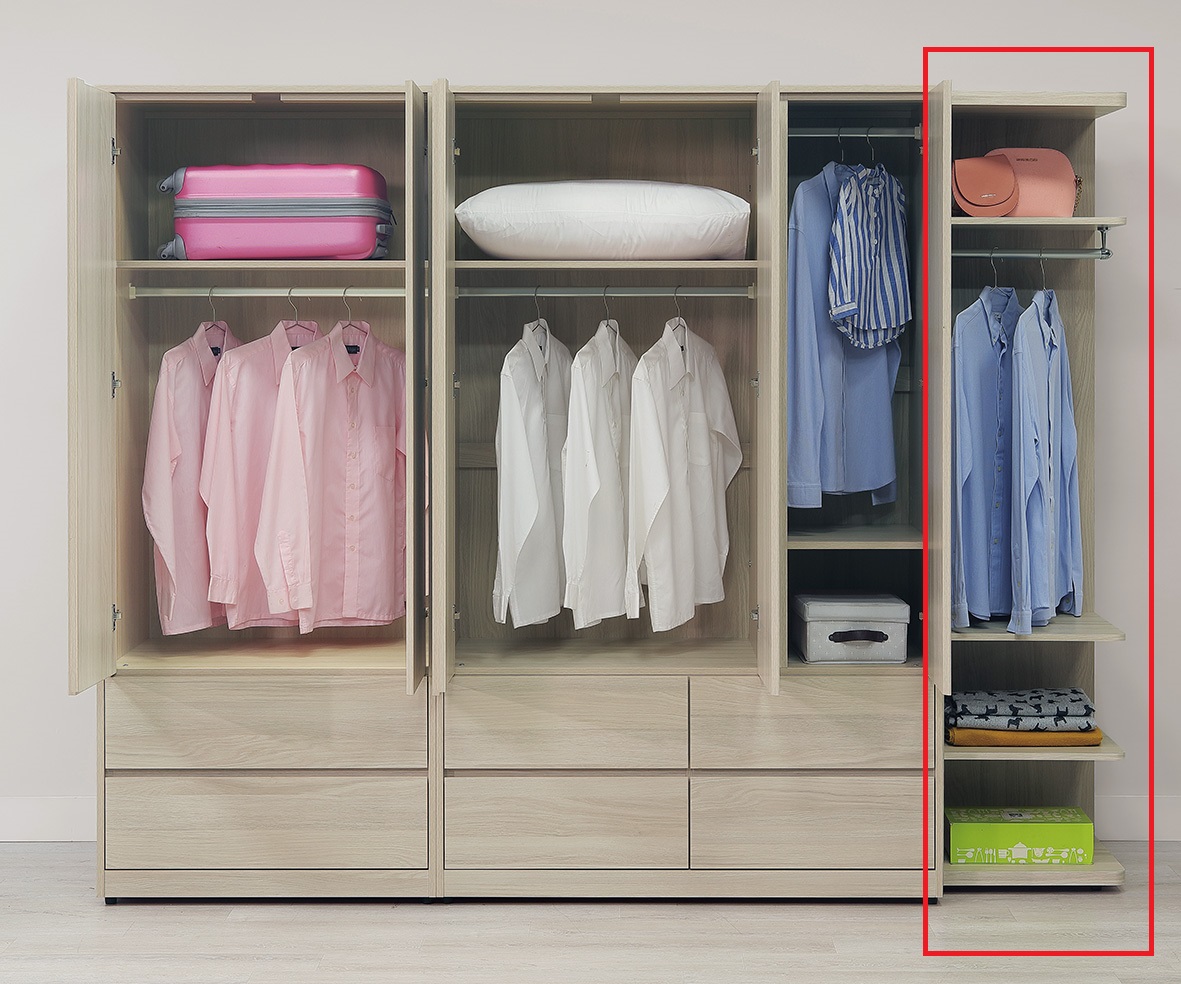 克利奧3 x 7尺組合衣櫥