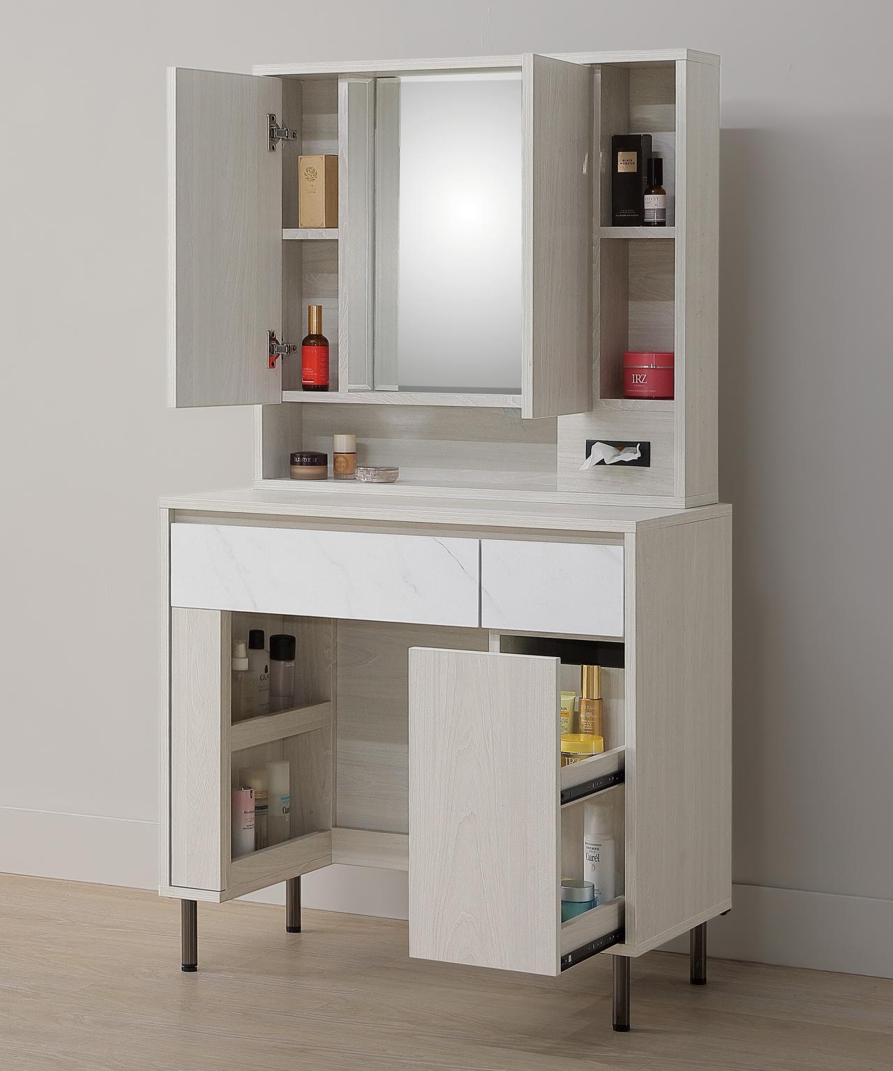 泰倫2.7尺鏡台 ( 含椅 )