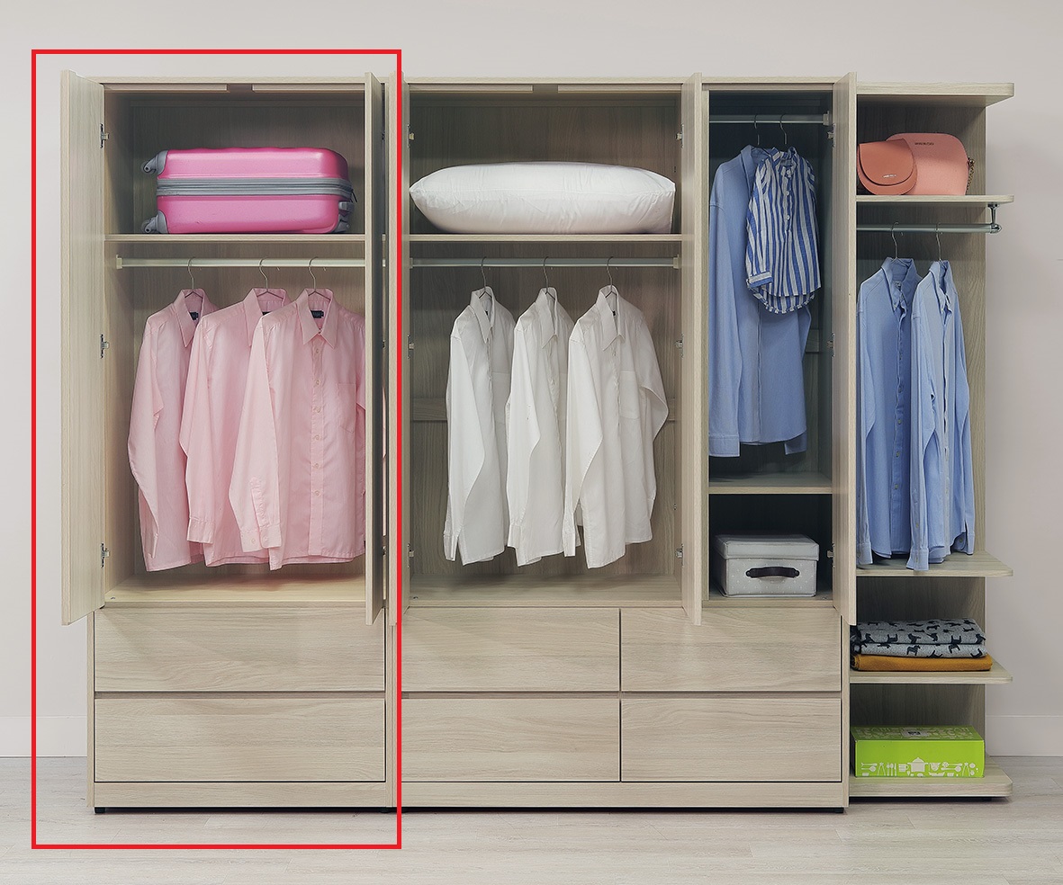 克利奧3 x 7尺組合衣櫥