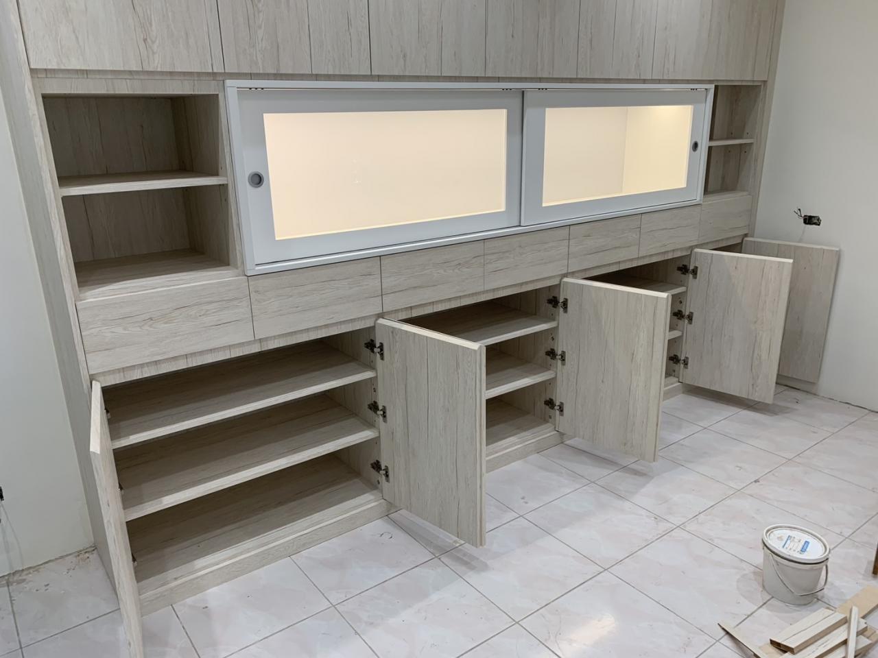 訂製木作大收納櫃