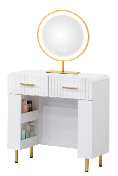 溫斯頓2.3尺圓鏡鏡台 (含椅 )