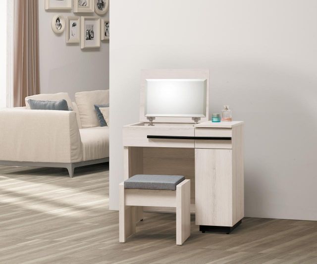 瑪爾斯2.7尺掀鏡台 (含椅 )