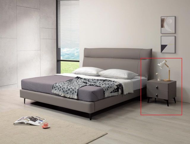 艾爾達皮革床頭櫃