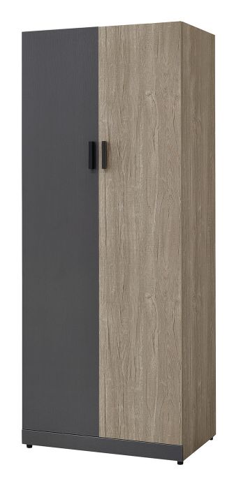 布拉格2.7尺雙吊衣櫥