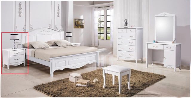 艾莉歐風床頭櫃