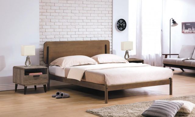 羅德北歐3.5  尺淺胡桃床台(木面)