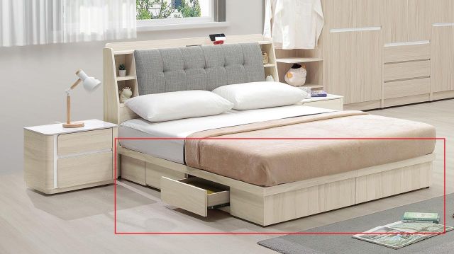 萊米克5尺二抽床底