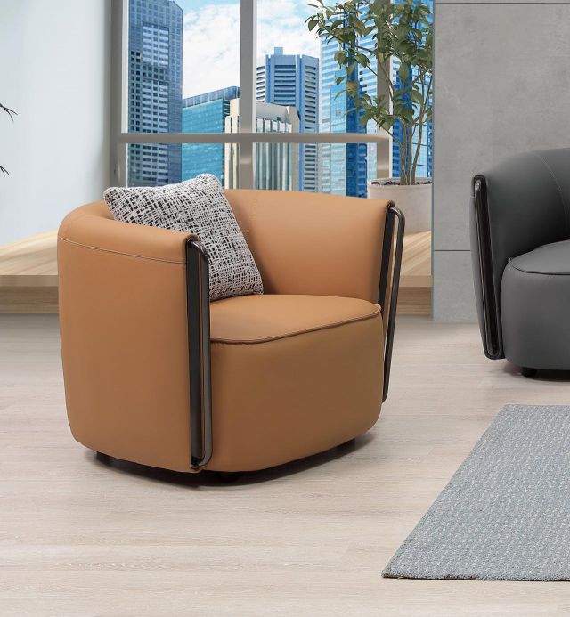 法蘭克單人貓抓皮沙發