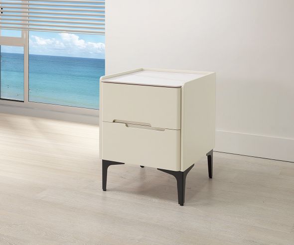 弗里達岩板床頭櫃