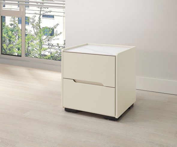 夏洛岩板床頭櫃