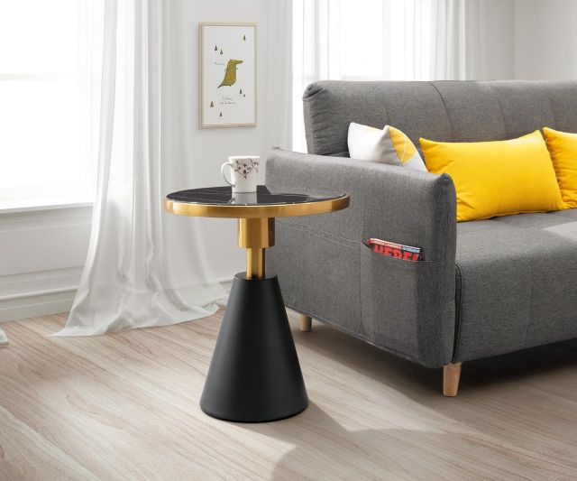 安索尼石面雙色小茶几