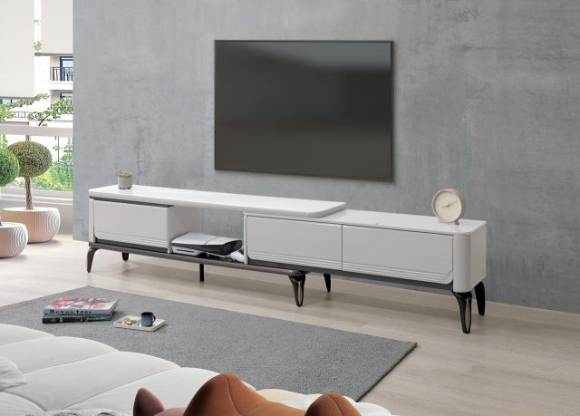 史泰斯6.2 尺石面伸縮長櫃