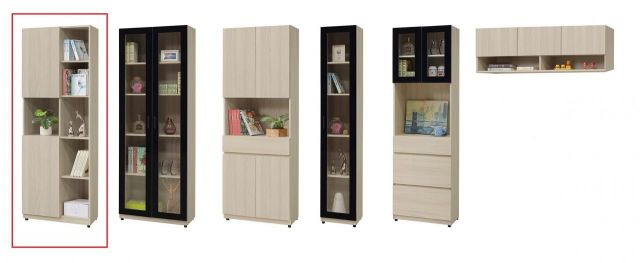 方達2.3 尺二門收納櫃