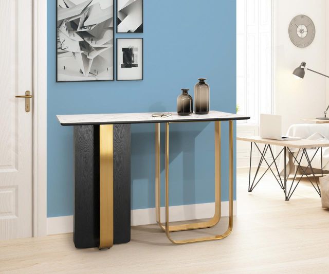 克萊夫4.6尺岩板玄關桌