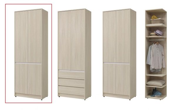 華格納2.7 × 8 尺雙吊高衣櫥