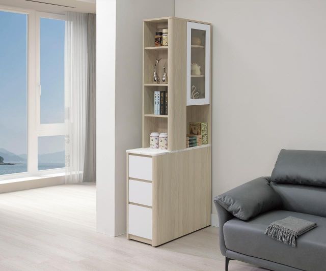 黛娜2.7尺單門角落隔間櫃