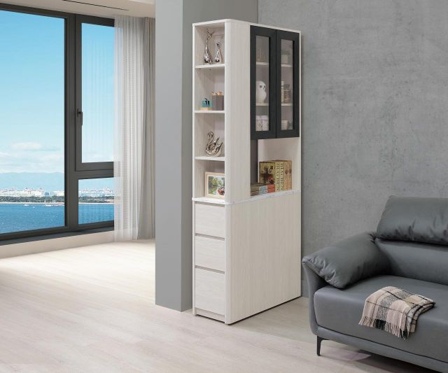 達納2.7尺雙門角落隔間櫃