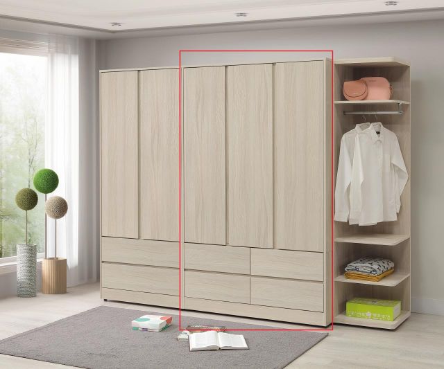 克利奧4 x 7尺組合衣櫥