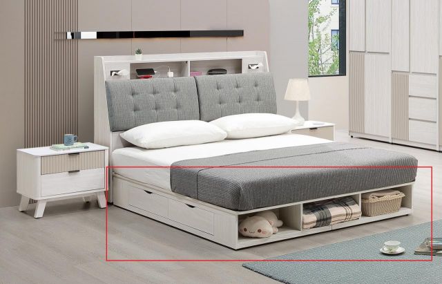 卡森 5 尺二抽圓弧床底