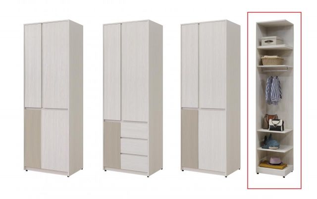 索菲亞1.5 × 8 尺開放高衣櫥