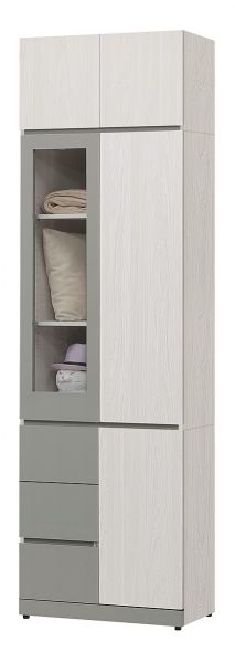 凱倫2.5尺三小抽高衣櫥